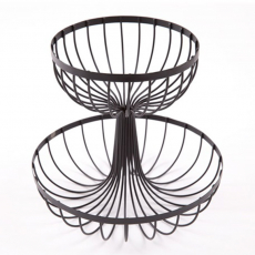 Mísa / etažér Fineline, 35 cm, černá - 1