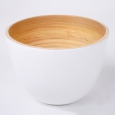 Miska bambusová Natur vysoká, 13 cm - 1