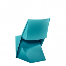 Modrá stohovateľná stolička Faste - 3