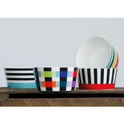 Müsli miska porcelánová Zigzag, 0,45 l