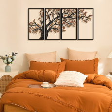 Nástěnná dekorace Autumn Vibes, 98 cm, černá - 2