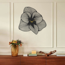 Nástěnná dekorace Azalea, 70 cm, černá - 3