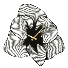 Nástěnná dekorace Azalea, 70 cm, černá - 6