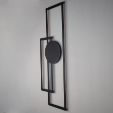 Nástěnná dekorace Trident, 85 cm, černá - 3