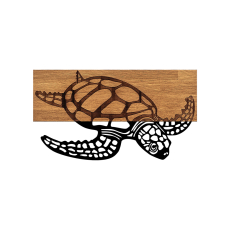 Nástenná dekorácia Caretta, 58 cm, hnedá - 4