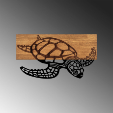 Nástenná dekorácia Caretta, 58 cm, hnedá - 5