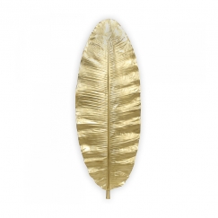 Nástenná dekorácia Golden leaf, 95 cm