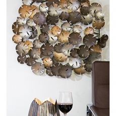 Nástenná dekorácia kovová Bloom, 65 cm - 1