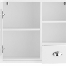 Nástěnná koupelnová skříňka Kiley, 65 cm, bílá - 3