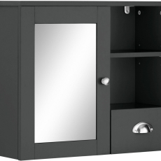 Nástěnná koupelnová skříňka Kiley, 65 cm, šedá - 2