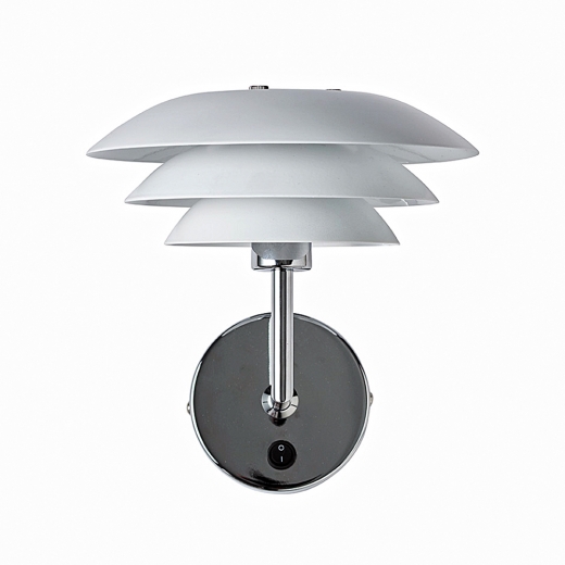 Nástenná lampa DL20, 23 cm, biela - 1