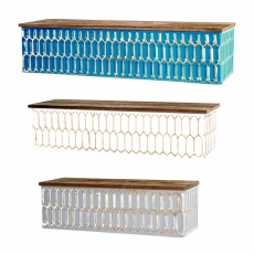 Nástenná polica Beatris, 40 cm, béžová - 2