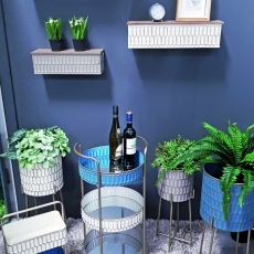 Nástěnná police Beatris, 40 cm, béžová - 3