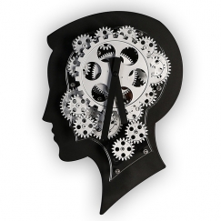 Nástenné hodiny Brainwork, 31 cm