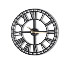 Nástenné hodiny Drealk, 70 cm, čierna - 3