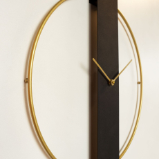 Nástenné hodiny Future, 49 cm, čierna - 3