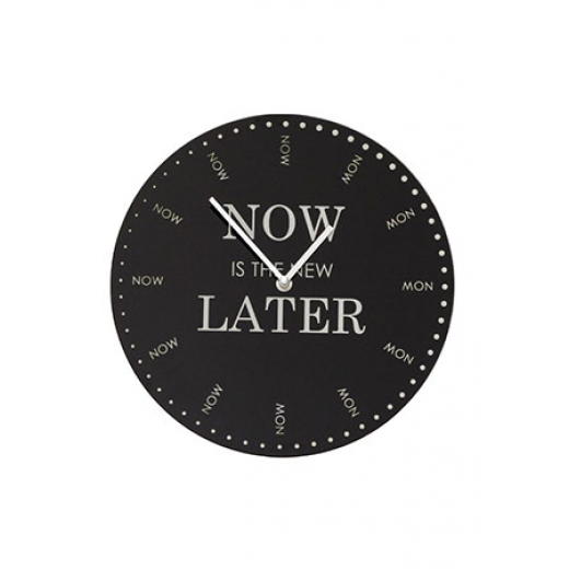 Nástenné hodiny Now & Later, 30 cm - 1