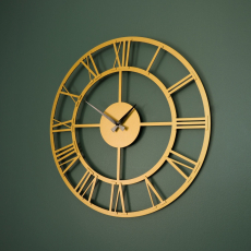 Nástěnné hodiny Roman, 49 cm, zlatá - 4