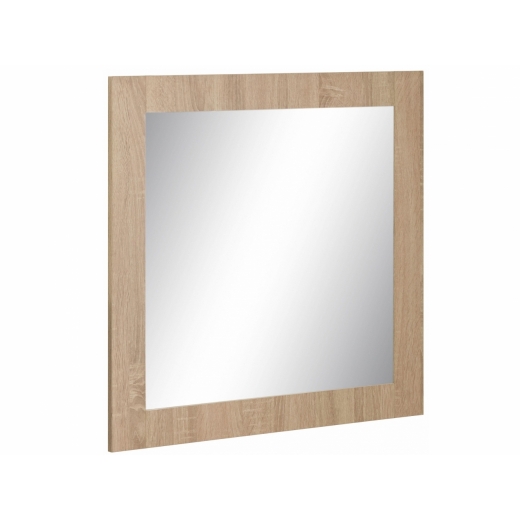 Nástěnné zrcadlo Agat, 70 cm, dub - 1