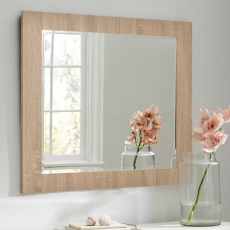 Nástěnné zrcadlo Agat, 70 cm, dub - 2