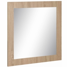 Nástěnné zrcadlo Agat, 70 cm, dub - 1