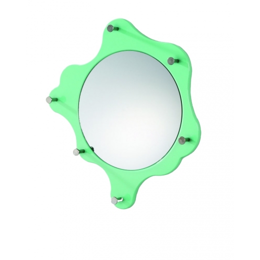 Nástěnné zrcadlo Avenus, světle zelená - 1