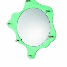 Nástěnné zrcadlo Avenus, světle zelená - 1