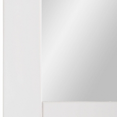 Nástěnné zrcadlo Cosma, 90 cm, bílá / šedá - 4
