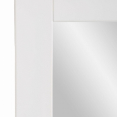 Nástěnné zrcadlo Cosma, 90 cm, bílá - 5