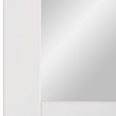 Nástěnné zrcadlo Cosma, 90 cm, bílá - 6