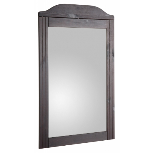 Nástěnné zrcadlo Filio, 80 cm, tmavě hnědá - 1