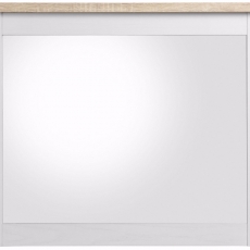 Nástěnné zrcadlo Hektor, 80 cm, bílá - 2