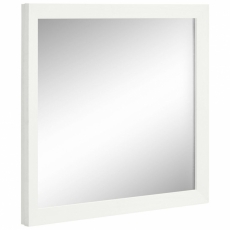 Nástěnné zrcadlo Janis, 70 cm, bílá - 1