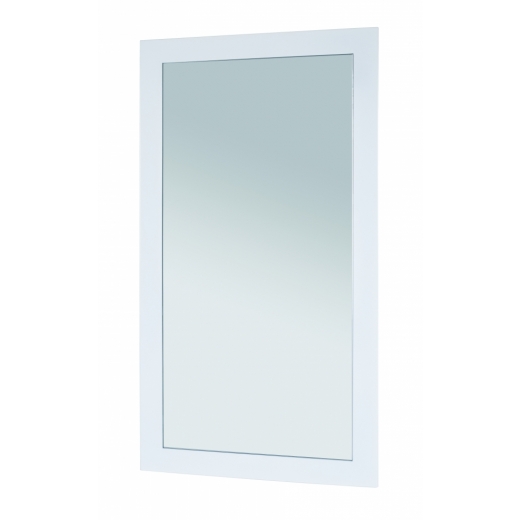 Nástěnné zrcadlo Junny, 90 cm, bílá - 1