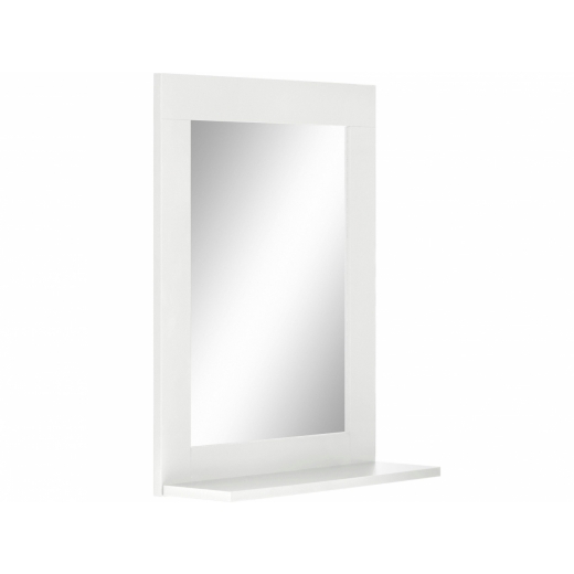 Nástěnné zrcadlo Kiley, 65 cm, bílá - 1