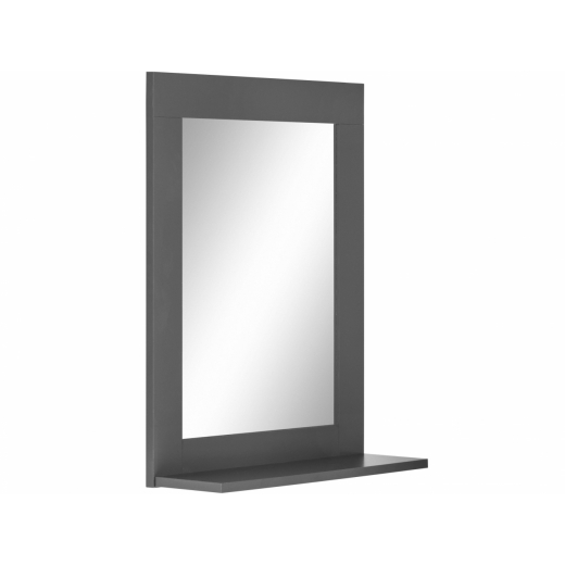Nástěnné zrcadlo Kiley, 65 cm, šedá - 1