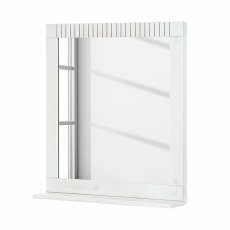Nástěnné zrcadlo Rocia, 65 cm, bílá - 2