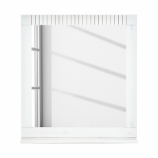 Nástěnné zrcadlo Rocia, 65 cm, bílá - 3