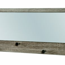 Nástěnné zrcadlo s háčky Guar, 80 cm - 1