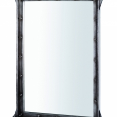 Nástěnné zrcadlo Trident, 90 cm, antracitová - 1