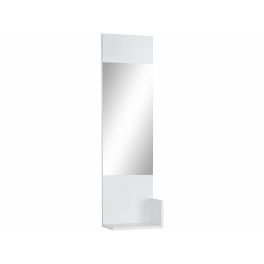 Nástěnné zrcadlo Vogue, 114 cm, bílá - 1