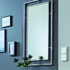 Nástěnné zrcadlo Zita, 80 cm, stříbrná - 5