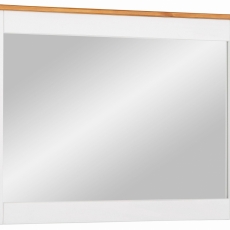 Nástenné zrkadlo Cosma, 90 cm, biela - 1