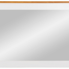 Nástenné zrkadlo Cosma, 90 cm, biela - 2