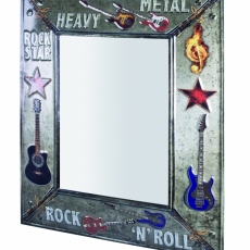 Nástenné zrkadlo Heavy Metal, 70 cm - 1