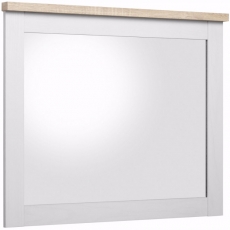 Nástenné zrkadlo Hektor, 80 cm, biela - 1