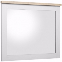 Nástenné zrkadlo Hektor, 80 cm, biela