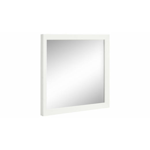 Nástenné zrkadlo Janis, 70 cm, biela - 1