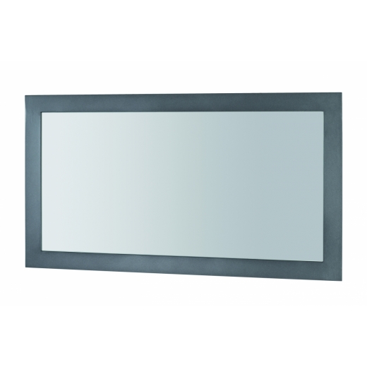 Nástenné zrkadlo Junny, 90 cm, antracitová - 1