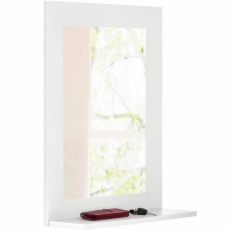 Nástenné zrkadlo Kiley, 65 cm, biela - 2